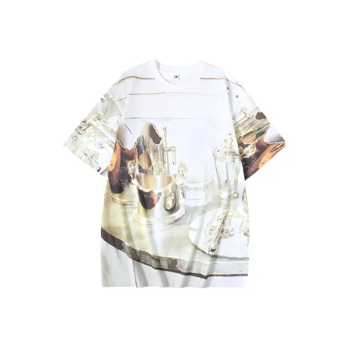 Crying Center Принт Цвет Унисекс Футболка