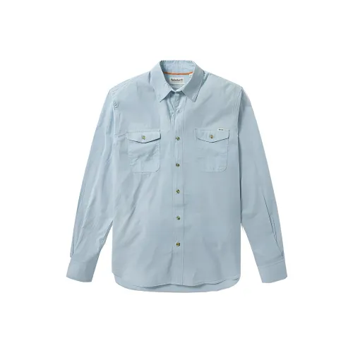 Timberland Рубашка Мужская Небесно-Синий