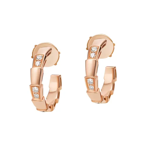 BVLGARI Серьги Женские Розовое Золото