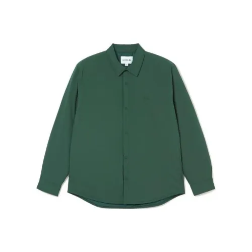 Зеленые мужские куртки от LACOSTE Collaboration