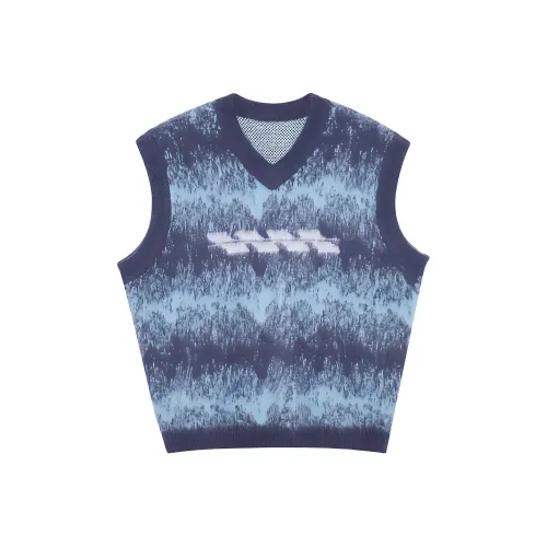 TOFOURTH Men's Tank Tops Blue
