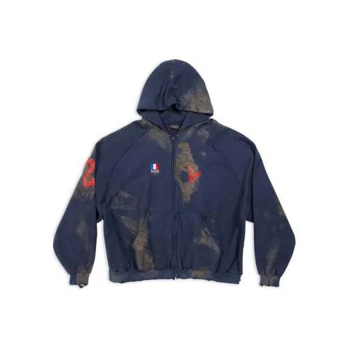 BALENCIAGA Синие Унисекс Куртки