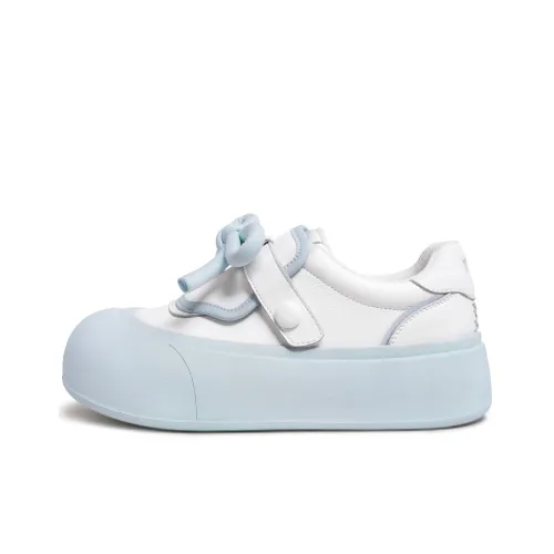 TTKJ Лето Мода Милый Свежий Бант Большой Размер Обувь Амортизация Увеличение Высоты Низкий Топ Скейтборд Кроссовки Женские