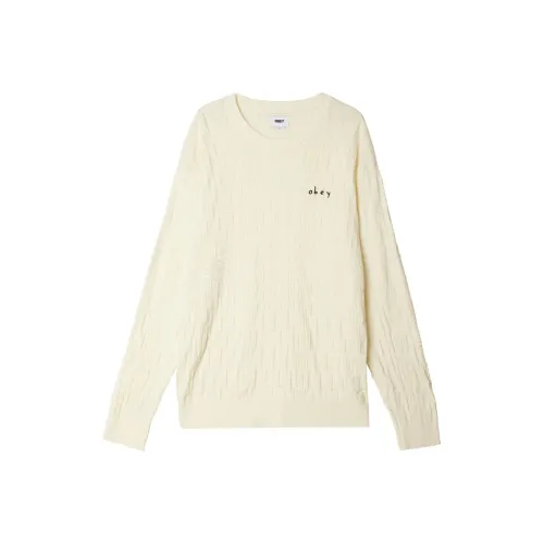 OBEY Бежевый Мужской Трикотаж