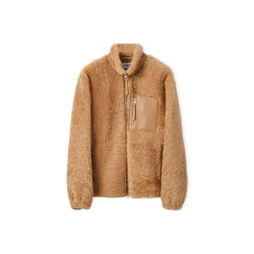 LOEWE Совместное издание Коричневые Мужские Куртки