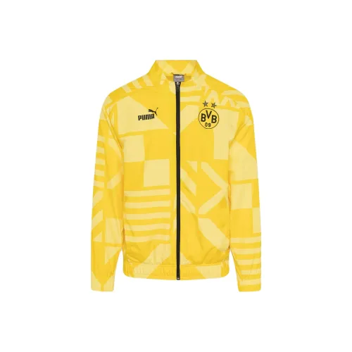 PUMA Borussia Dortmund '23 Football Желтые Мужские Куртки