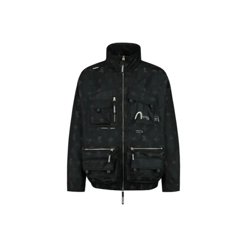 EVISU Мужские черные куртки