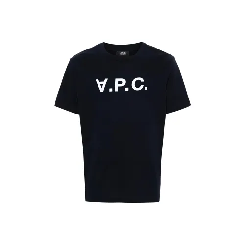 A.P.C FW24 T-Shirt Унисекс Полуночный синий