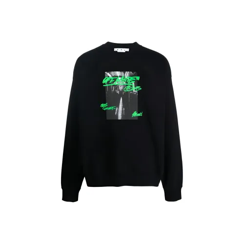 Off Белый Черный Мужские Куртки