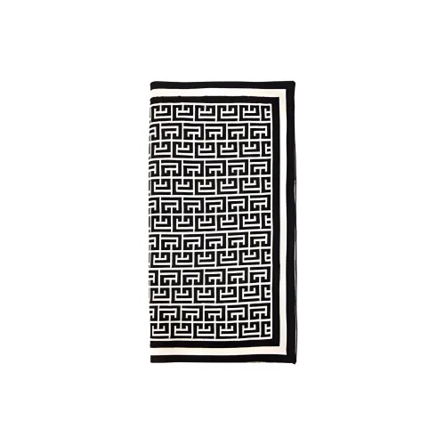 BALMAIN Шерсть Вязаные Шарфы Мужской Черный