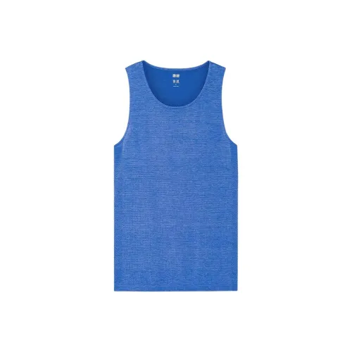 UNIQLO Небесно-голубой Мужские Майки