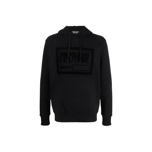 VERSACE JEANS COUTURE Черные Мужские Свитшоты