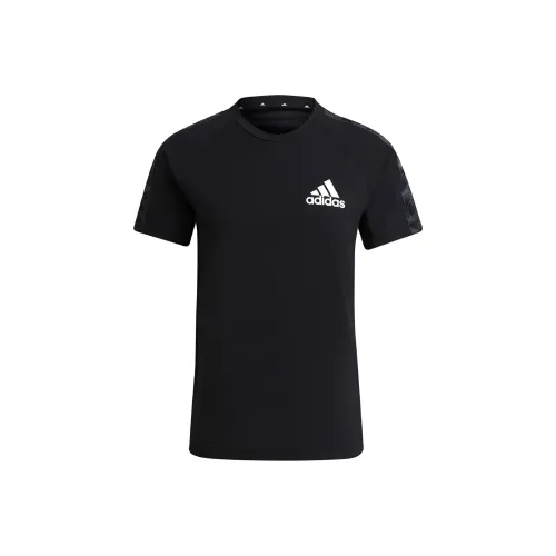 Adidas T-Shirt Мужская Черный Белый