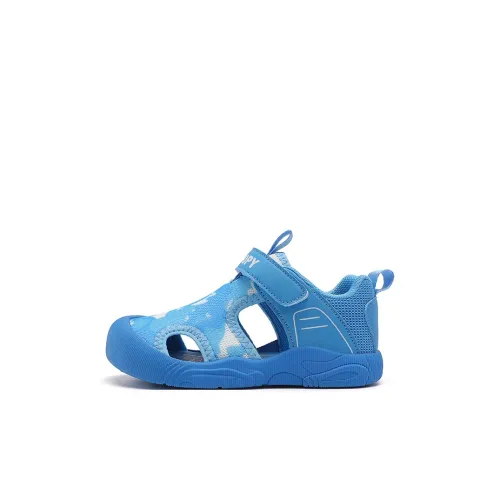 SNOOPY Slip-resistant Anti-KICK Abrasion-resistant Children's Sandals Blue White Children's