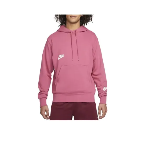 Nike Толстовка Мужская Темно-Розовая