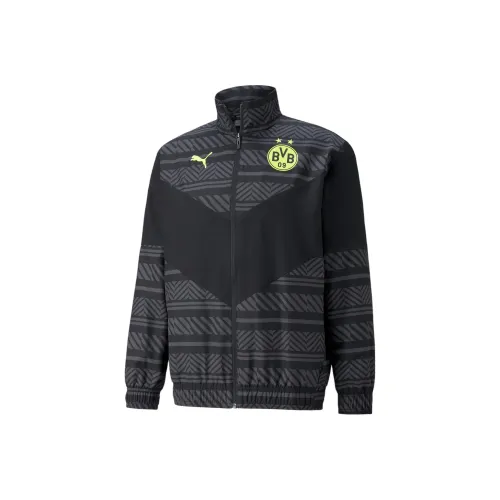PUMA BVB PREMATCH Черные Мужские Куртки