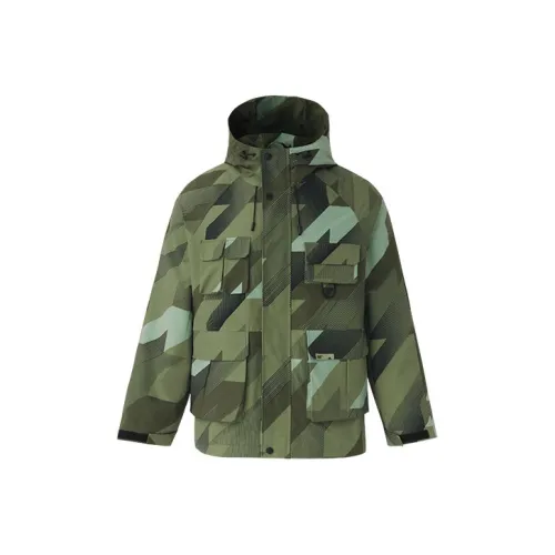 Кошка Зеленый Унисекс Куртки