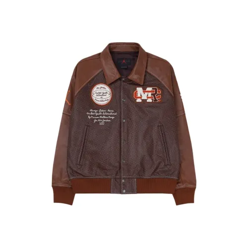 Jordan X Maison Chateau Rouge Куртка Мужская Коричневая