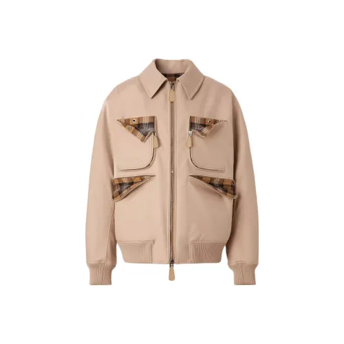 Burberry Мягкий Желтый Коричневый Мужские Куртки