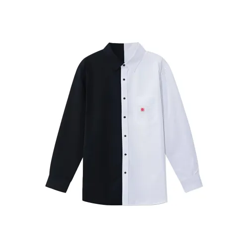 LINING Черный/Белый Мужские Рубашки