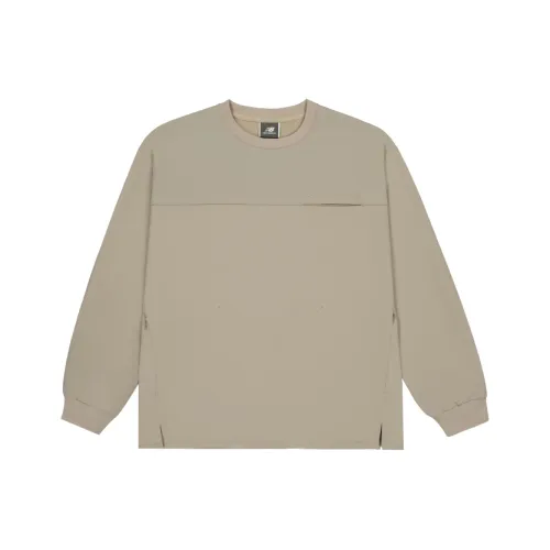 New Balance Свитшот Мужской Коричневый