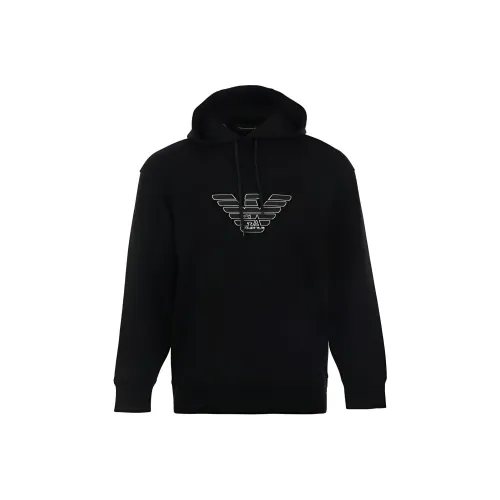 EMPORIO ARMANI SS24 Свитшот Мужской Черный