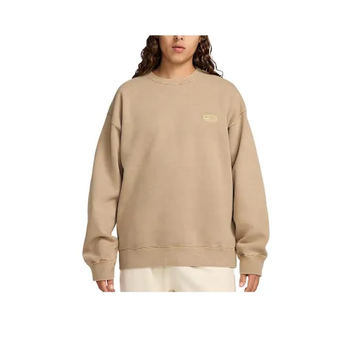 Nike Solo Swoosh Толстовка Мужская Абрикосовый Чай Коричневый