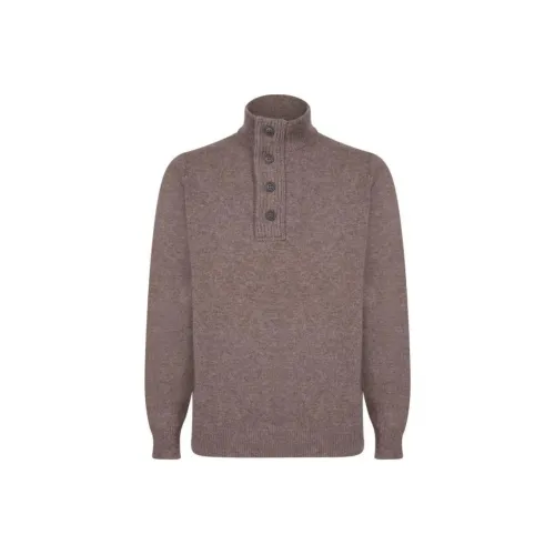 BARBOUR Коричневый Мужской Трикотаж