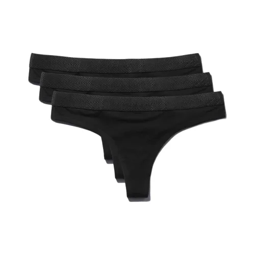 CDLP 3 Pack Black Women's String