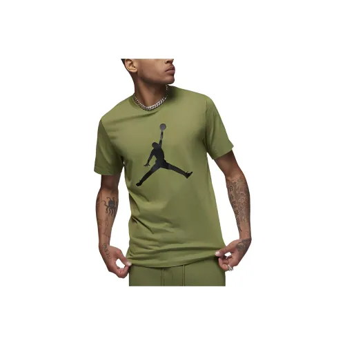 Джордан Оливково-зеленый Мужская T-рубашка