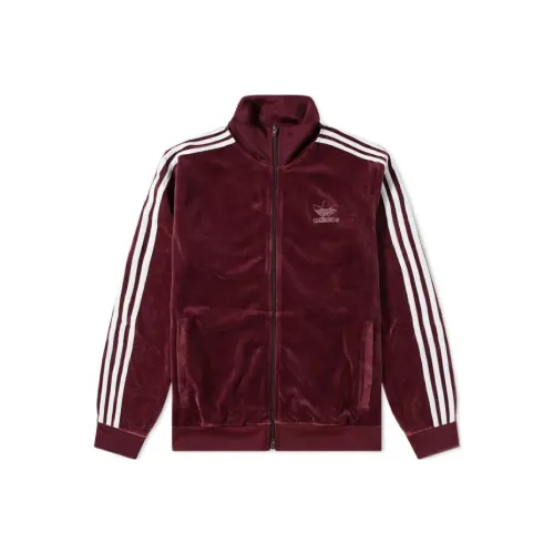Adidas Originals Мужские Куртки Бордового Цвета