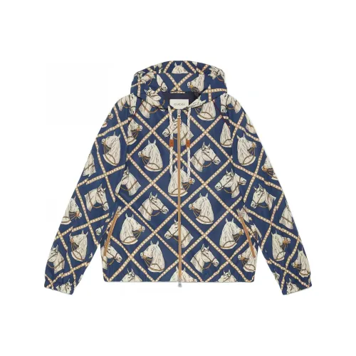 GUCCI Куртки и Пальто Мужской Синий