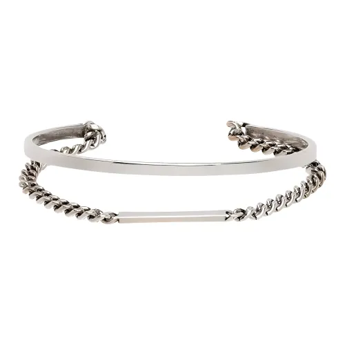 SAINT LAURENT Браслеты Унисекс Silver