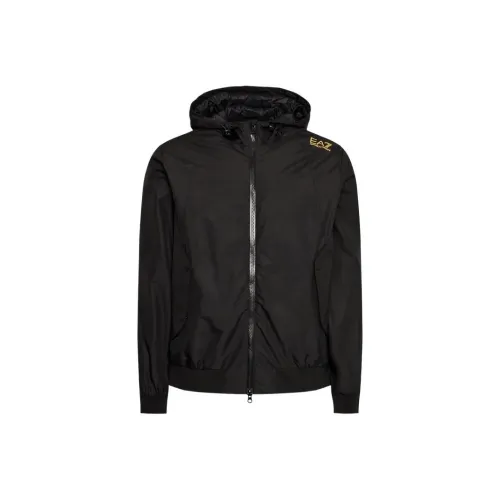 EMPORIO ARMANI EA7 FW22 Куртки и пальто Мужской Черный