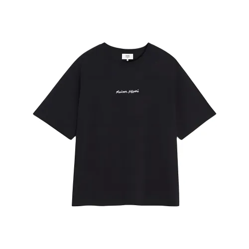 Maison Kitsune SS25 T-Shirt Мужской Черный