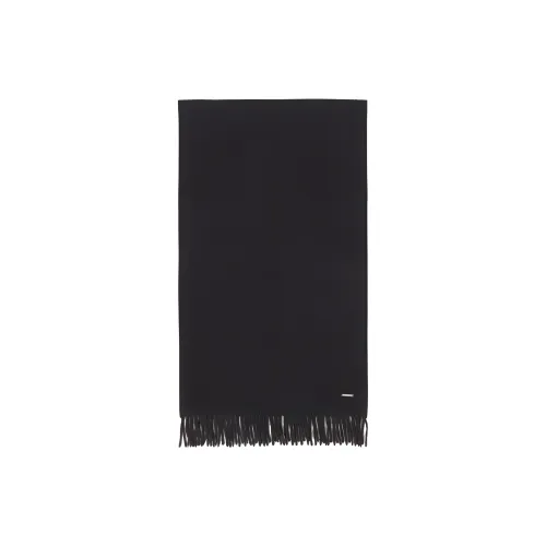 Loro Piana Кашемир Вязаные шарфы Черный Унисекс