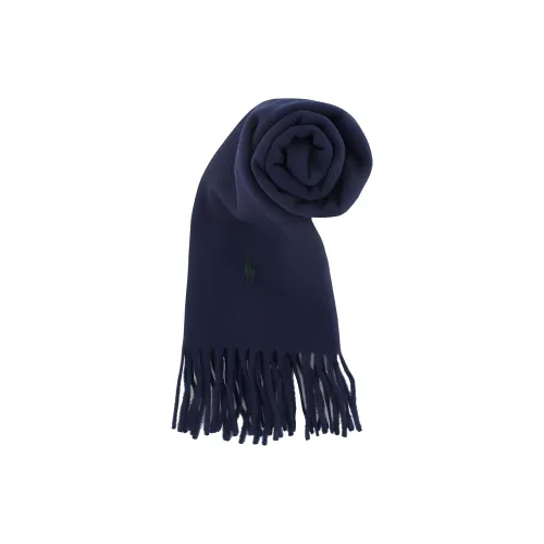 Вязаные шарфы Polo Ralph Lauren Женские Синий