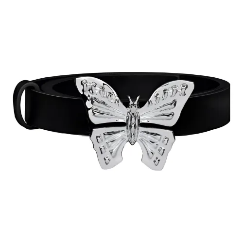 DIOR Кольцо с застежкой-бабочкой женское черное ширина 2 см