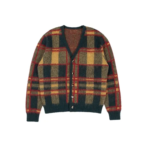 COUNTRY MOMENT Трикотаж Унисекс Желтый Зеленый Клетка