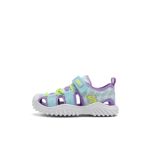 SNOOPY Slip-resistant Anti-KICK Abrasion-resistant Children's Sandals Light Blue Purple Children's