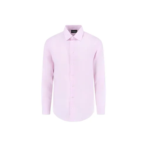 EMPORIO ARMANI Рубашка Мужская Розовая