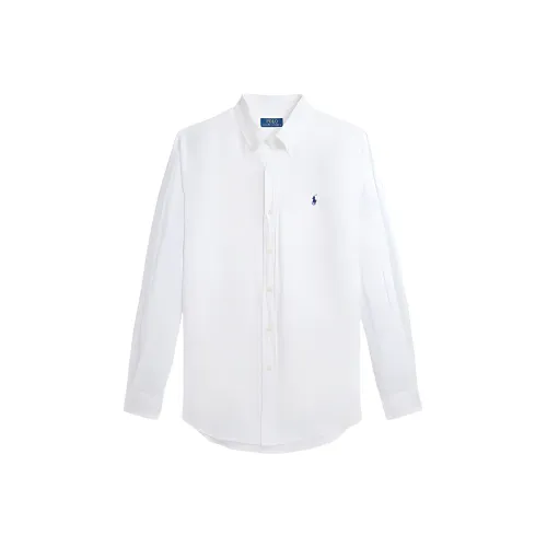 Polo Ralph Lauren FW24 Рубашка Classic Fit Мужская Белая