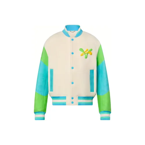 LOUIS VUITTON Бейсбольная куртка Мужская Многоцветная