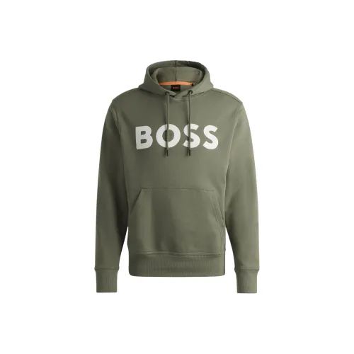 Hugo Boss Свитшот Мужской Зеленый