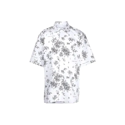 Off Белый FW21 Белый Мужские Рубашки