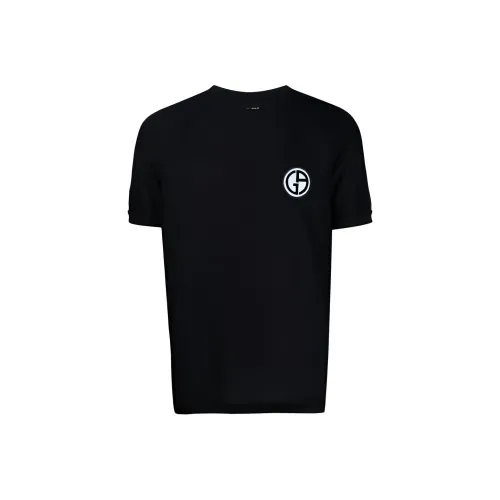 GIORGIO ARMANI Мужские черные T-рубашки