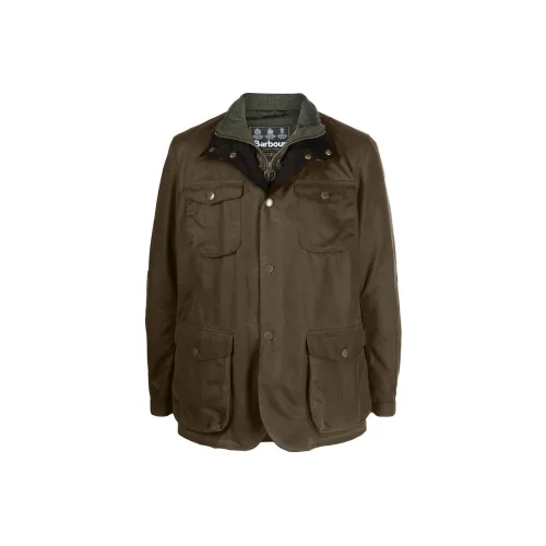 BARBOUR Оливково-зеленые Мужские Куртки
