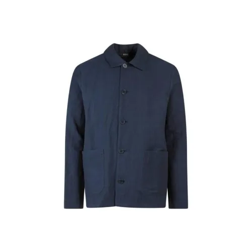 A.P.C Синие Унисекс Куртки