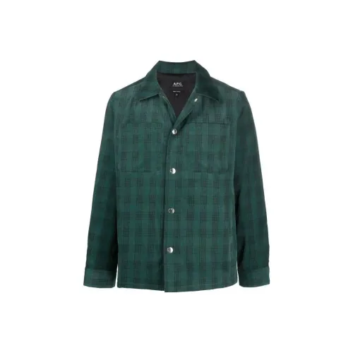 A.P.C. Joint Paragraph Зеленый Мужской Куртки