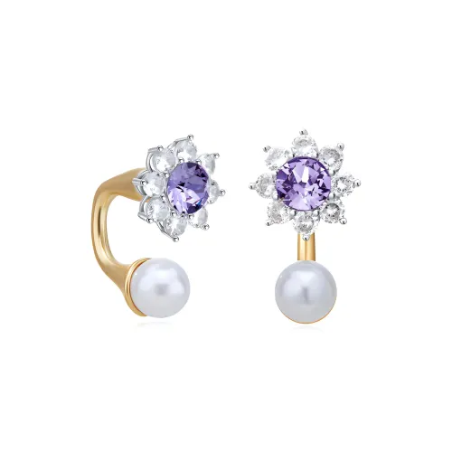 MIDNIGHT OPERA HOUSE Swarovski Элемент Серьги Фиолетовый Женские